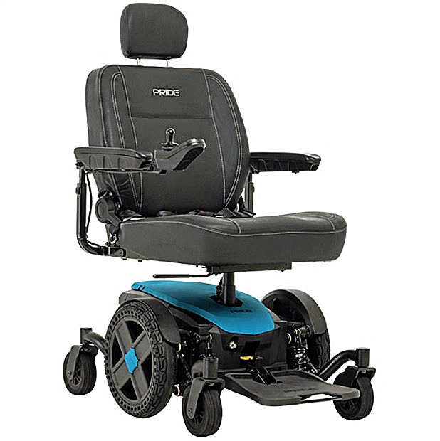 Jazzy EVO 614HD Power Chair - Heavy Duty - Iceberg Blue