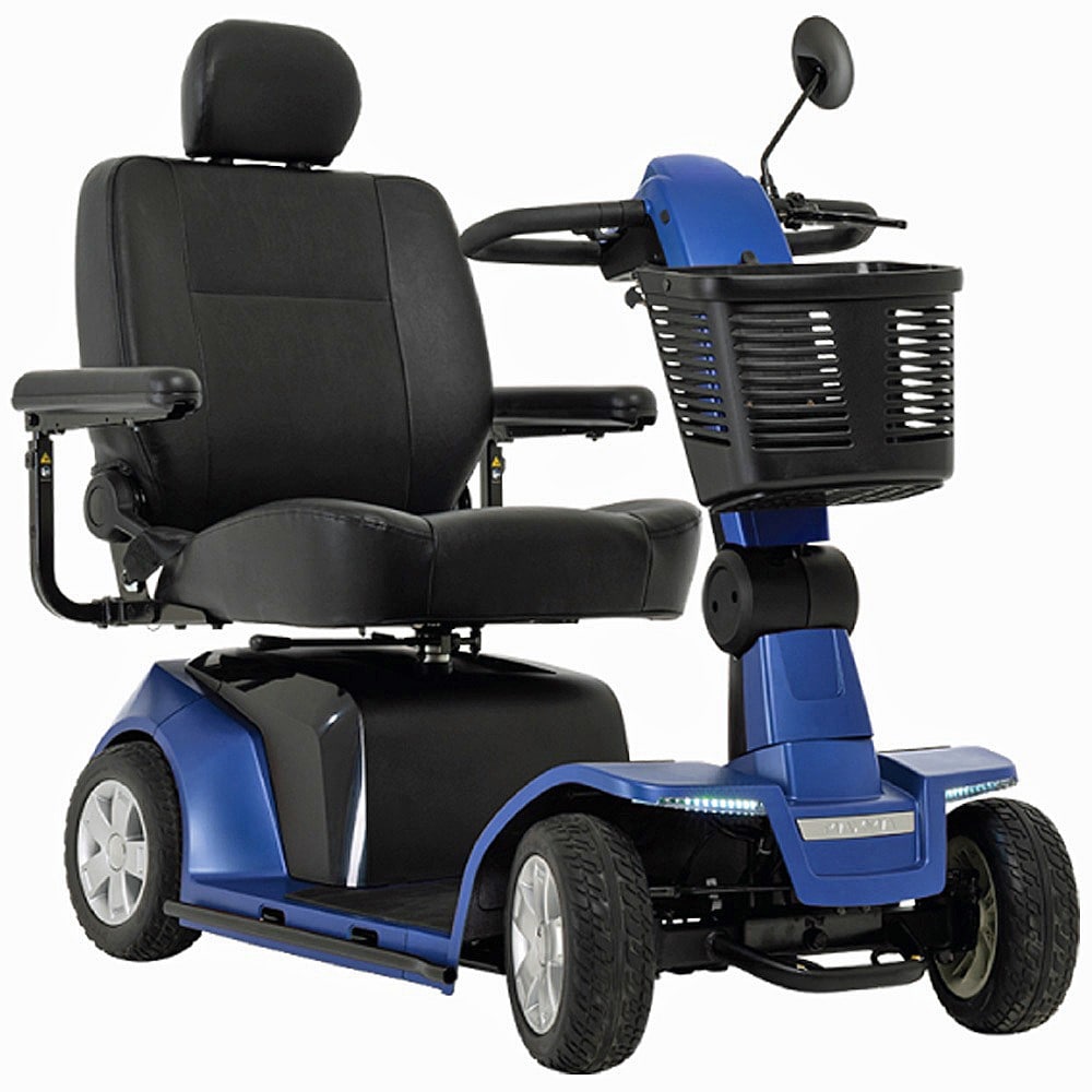 Maxima 4-Wheel Scooter - Ocean Blue Color - By Pride Mobility