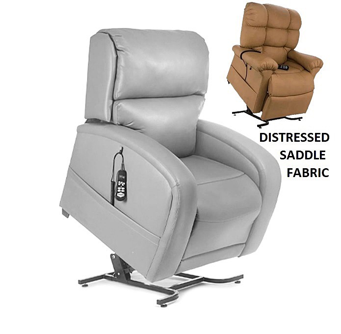 EZ Sleeper PR761 Lift Chair with Twilight Tilt Technology - Brisa Distressed Saddle Fabric - By Golden Technologies