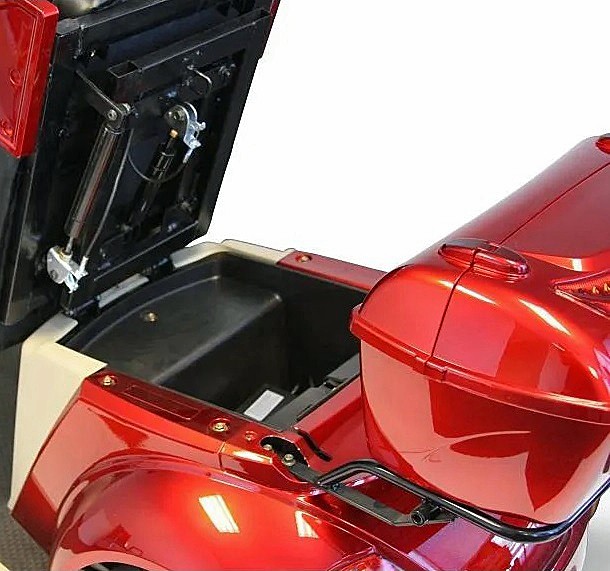 EW-54 Coupe Recreational Scooter - Storage Beneath Seat