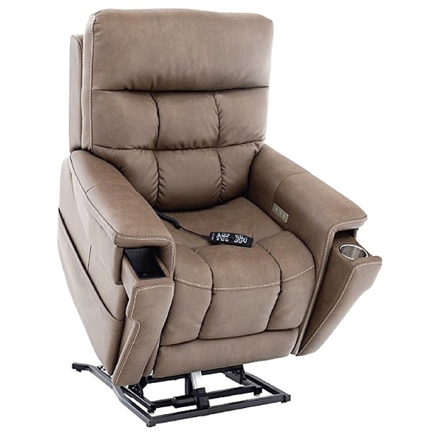 VivaLift! Ultra PLR-4955 Lift Chair - Capriccio Cappuccino Fabric - By Pride Mobility