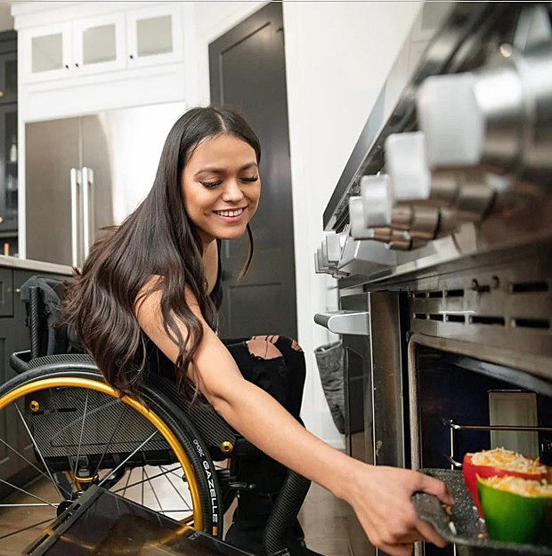 TiLite CR1 Rigid Carbon Fiber Frame Wheelchair - Preparing In the Kitchen - By TiLite