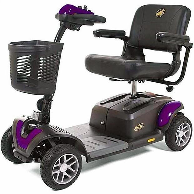 Buzzaround EX 4-Wheel Scooter 20" Seat - Purple