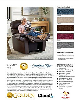 Cloud+ PR511 Lift Chair Brochure