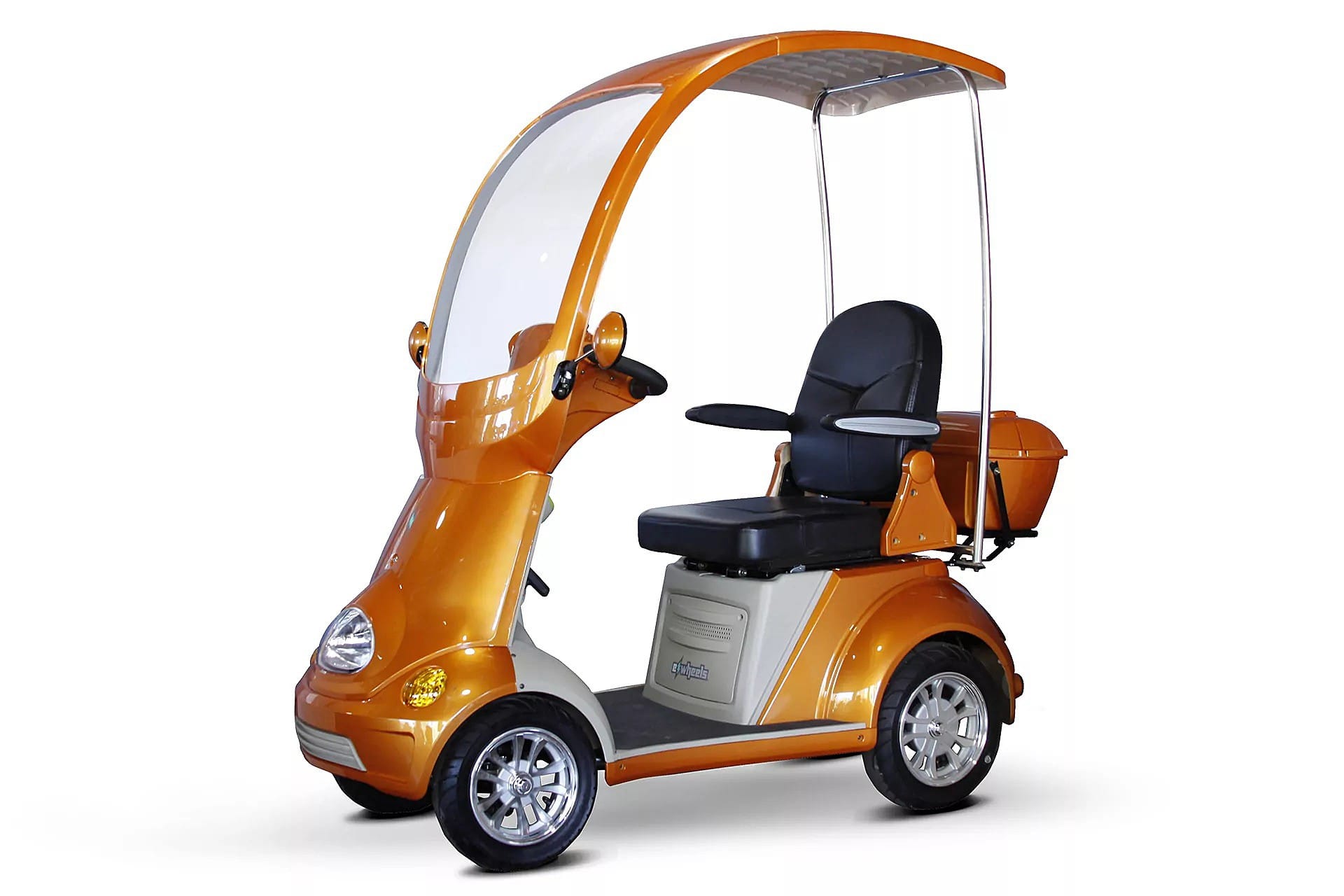 EW-54 Coupe Recreational Scooter - Orange Color - By EWheels