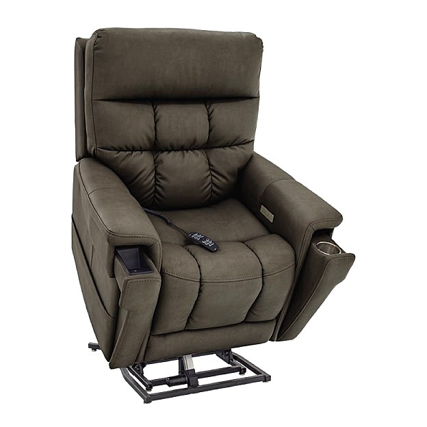 VivaLift! Ultra PLR-4955 Lift Chair - Capriccio Smoke Fabric - By Pride Mobility