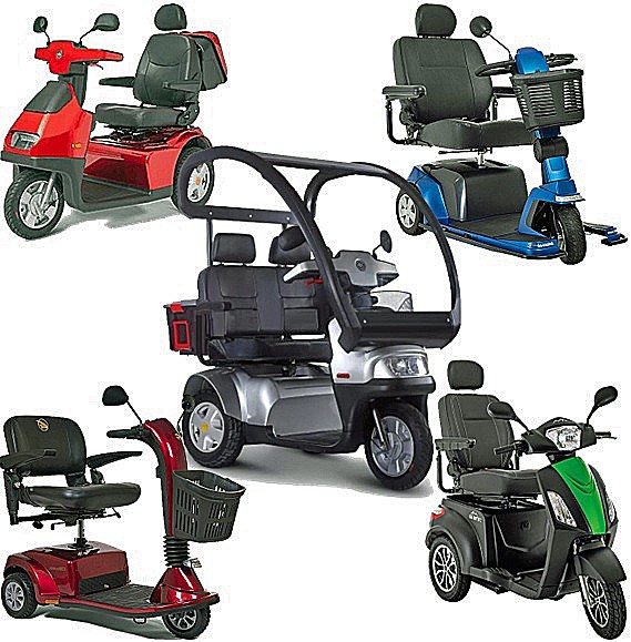 3-Wheel Mobility and Recreational Scooters