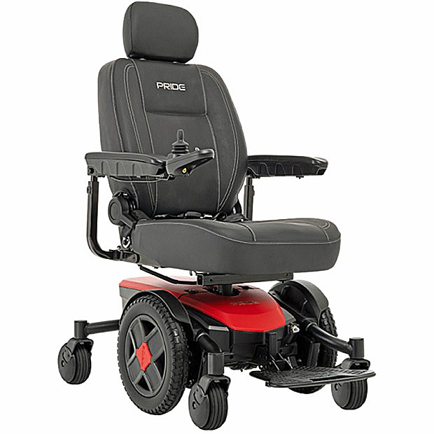 Jazzy EVO 613LI Power Chair - w/Lithium-Ion Batteries - Red Matte