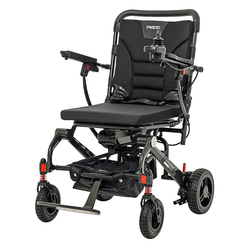 Jazzy® Carbon Power Chair - Black Color - By Pride Mobility