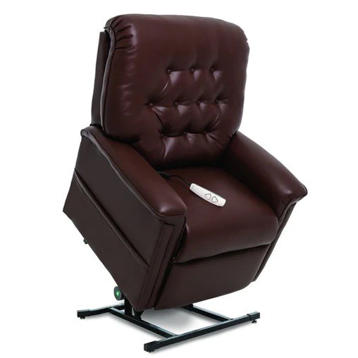 Heritage LC-358 Lift Chair - Ultraleather Fudge Fabric - By Pride Mobility