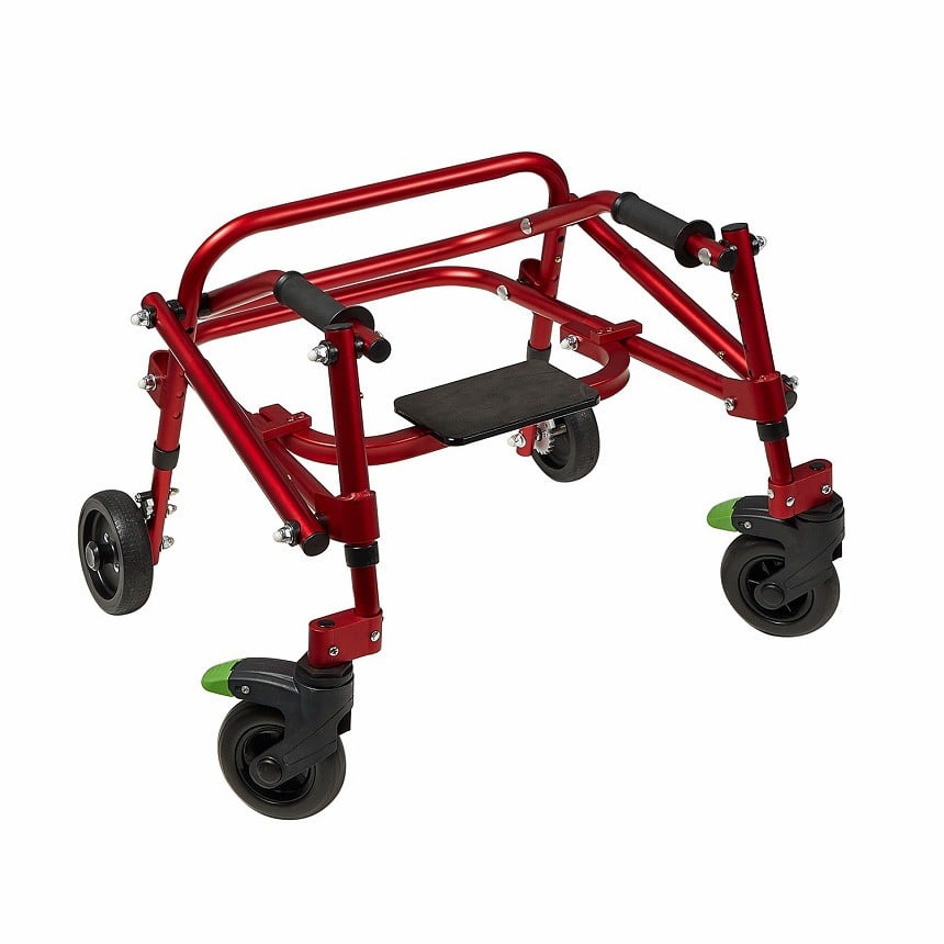 4-Wheeled Klip with Flip-Up Seat Model KP4 Extra Small with Seat / KP510 Gait Trainer For Toddlers