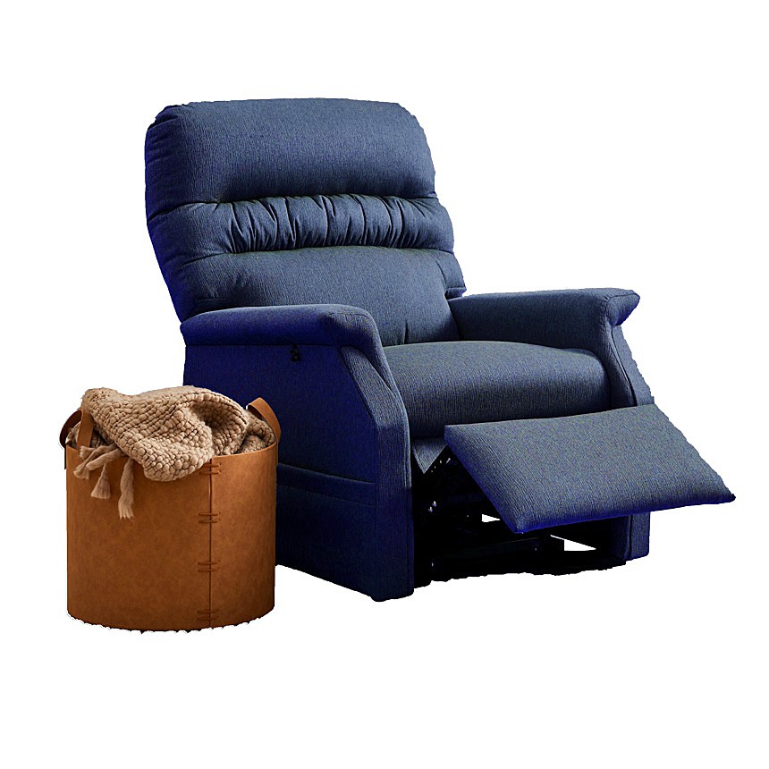 Monarch PR355 Lift Chair - Luxe Sapphire Fabric - by Golden Technologies