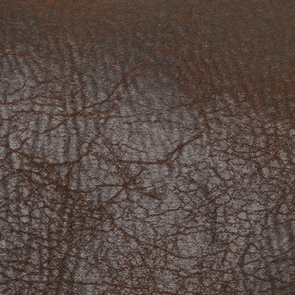 Walnut Faux-Leather Fabric