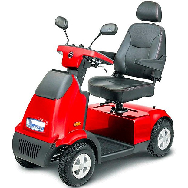 Afikim Afiscooter C - C4 Single Seat - Red 4-Wheel Scooter