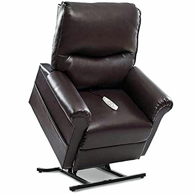 Specialty LC-105 3-Position Lift Chair Recliner By Pride Mobility Lexis Urethane New Chestnut Fabric Medium  