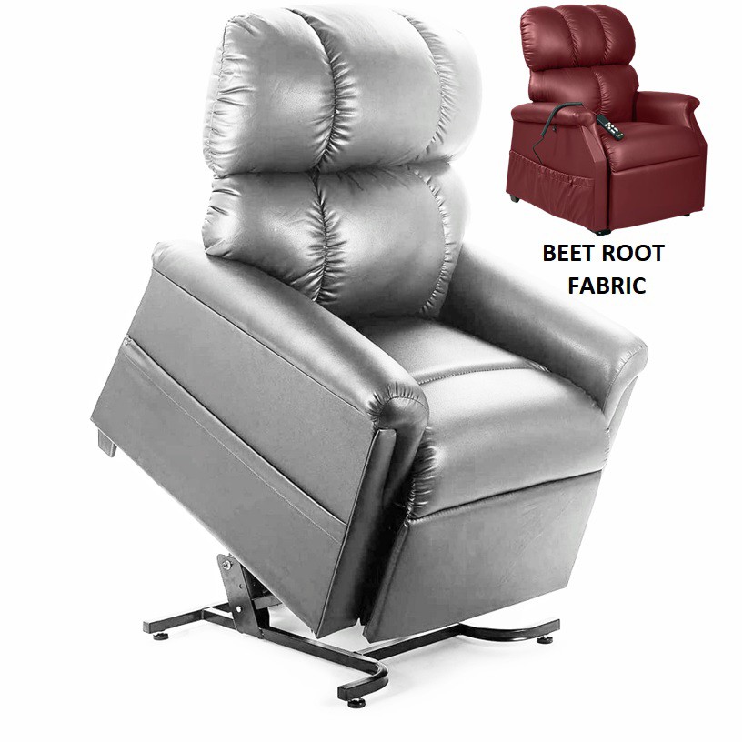 Comforter PR535 Lift Chair with Maxicomfort Positioning - Brisa® Beet Root Fabric - By Golden Technologies