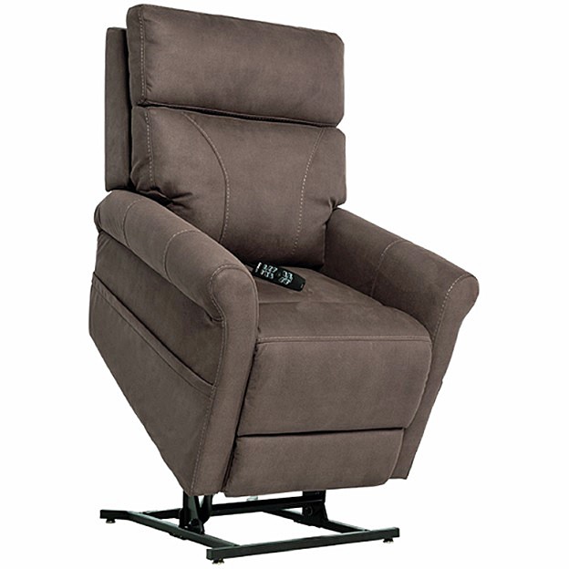 VivaLift! Urbana 2 Lift Chair Recliner By Pride Mobility Stonewash Gunmetal Fabric Medium