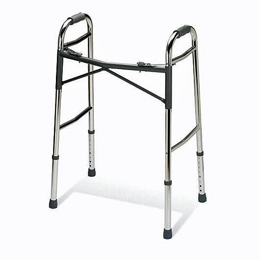 Adult Heavy-Duty Folding Walker Model G07767 Standard Walker By Medline