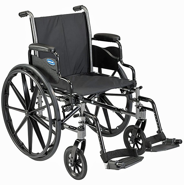 Tracer SX5 Standard Wheelchair w/ Desk Arms, Swing-Away Composite Footrests, 22" Wide Seat 