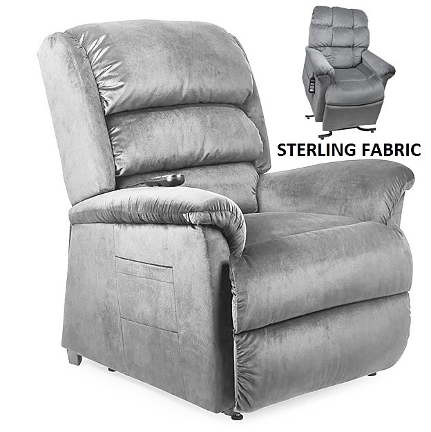 Relaxer PR766 With Maxicomfort Lift Chair - Porto Sterling Fabric - By Golden Technologies