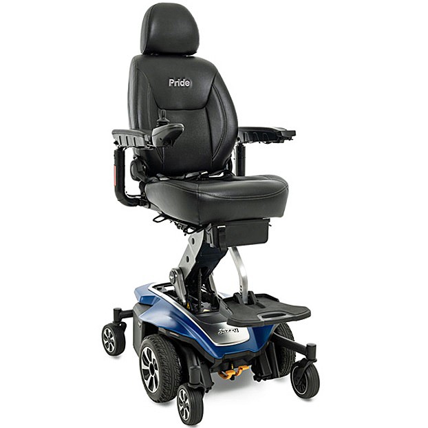 Jazzy Air 2 Extended Range Power Chair - Tanzanite Matte Color - By Pride Mobility