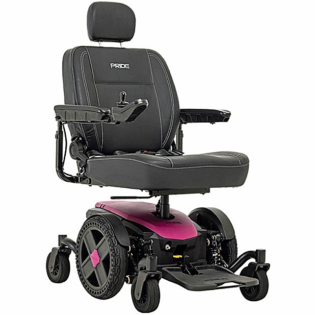 Jazzy EVO 614HD Power Chair - Heavy Duty - Sugar Plum Matte